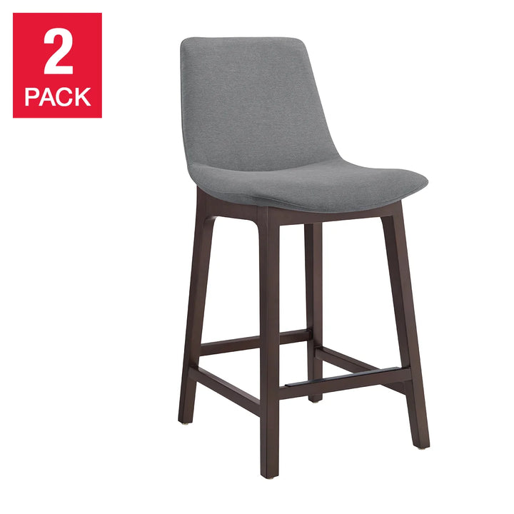 Aiden & Ivy Fabric Counter Stool - 2-Pack