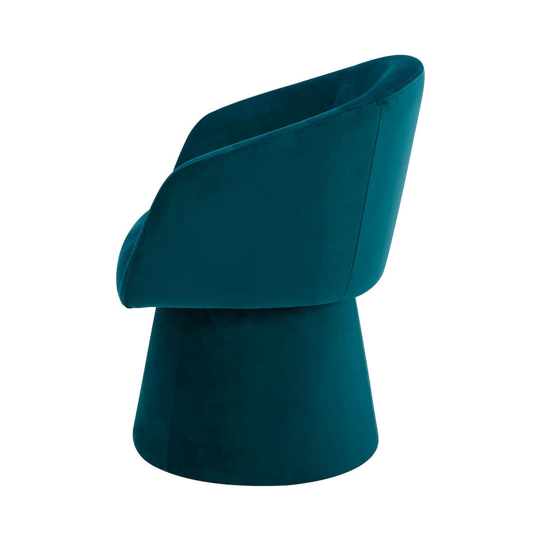 Aiden & Ivy - Fabric Swivel Chair