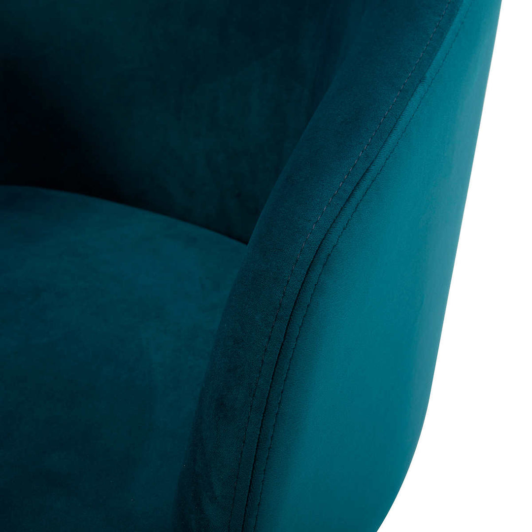 Aiden & Ivy - Fabric Swivel Chair