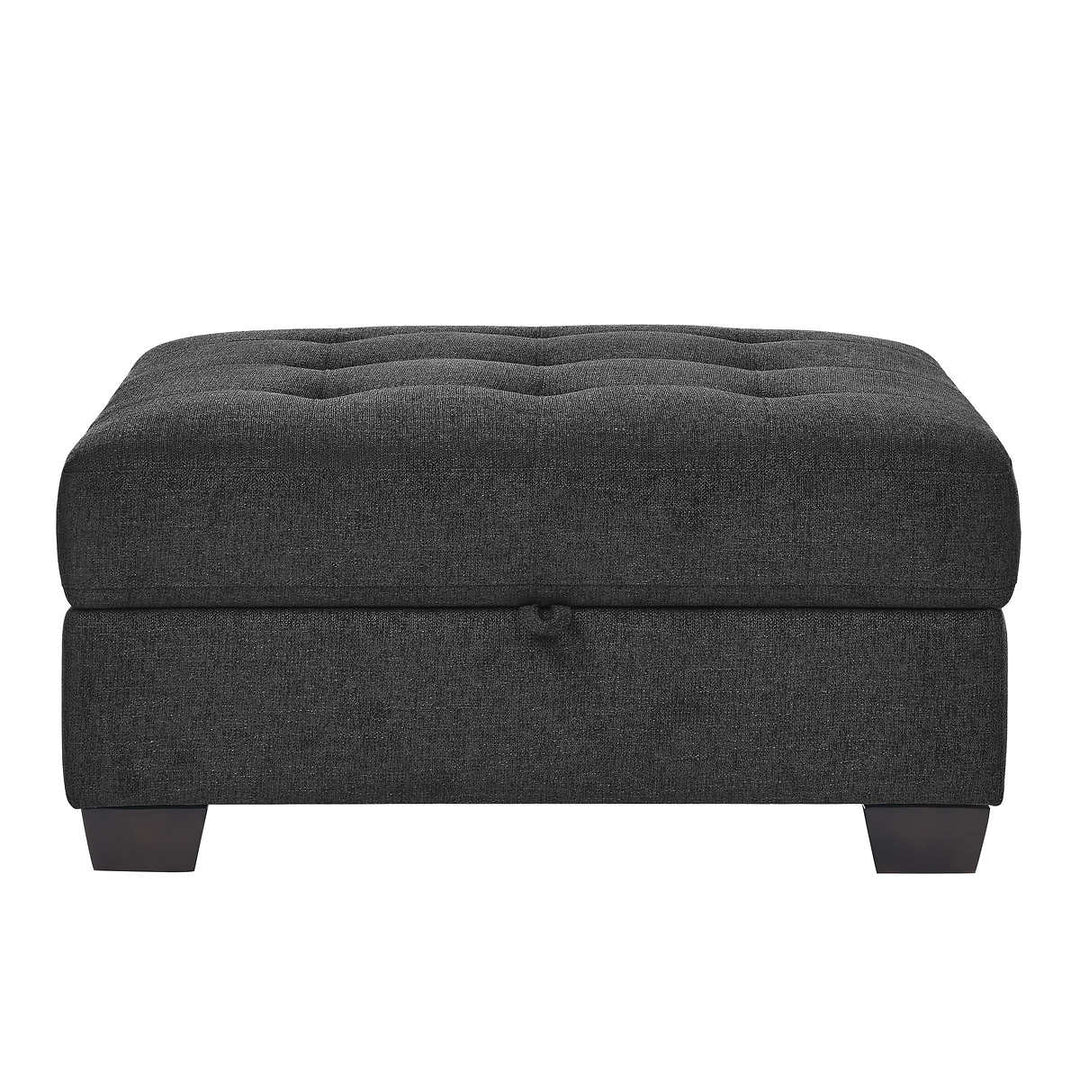 Thomasville - Pouf de rangement en tissu