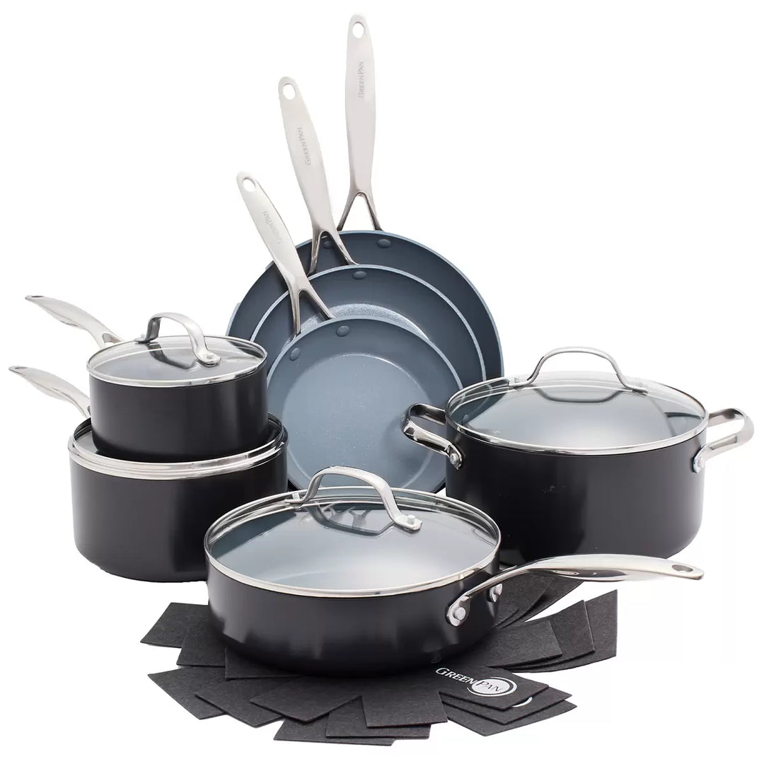 GreenPan - Valencia Cookware Set, 11 Pieces