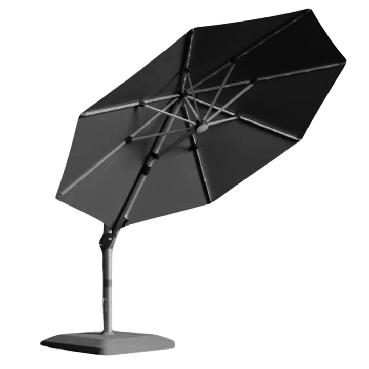 Seasons Sentry - Parasol déporté rond à DEL de 3,35 m (11 pi)