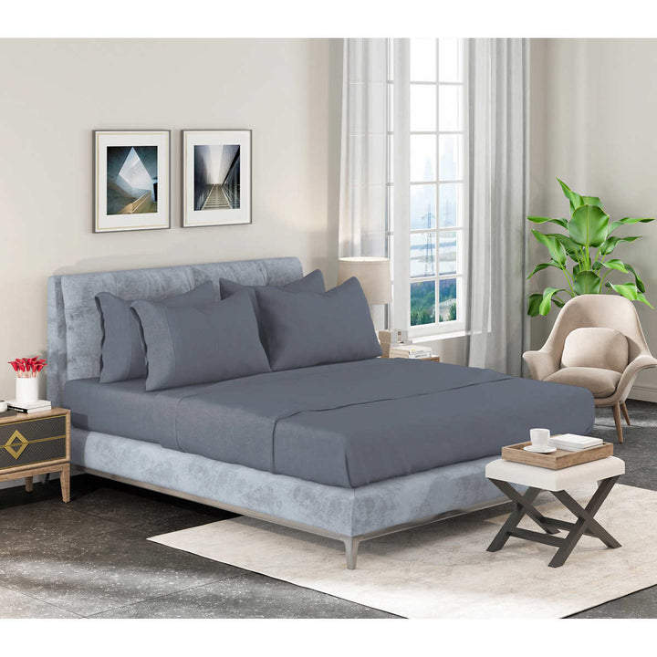 Pure Earth Organic Cotton 6-Piece Sheet Set