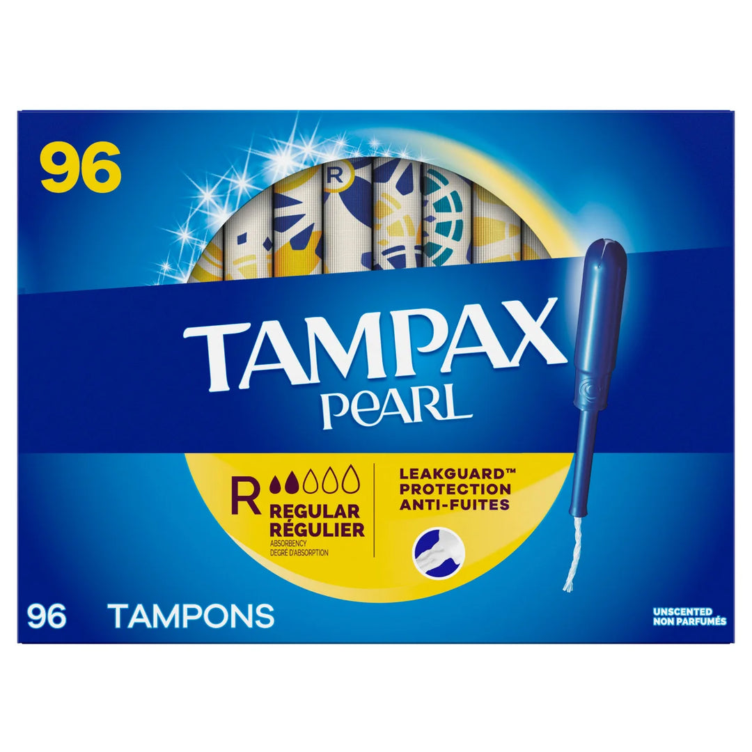 Tampax Pearl - Regular Tampons, 96 Pads