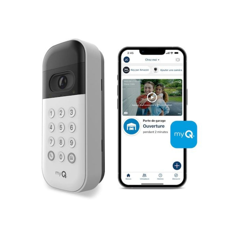 Chamberlain - MyQ Garage Keypad with Extra Rechargeable Battery
