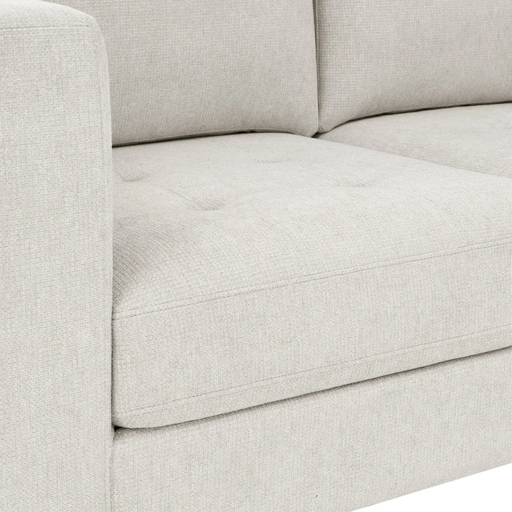 Thomasville - Canapé en tissu avec pouf