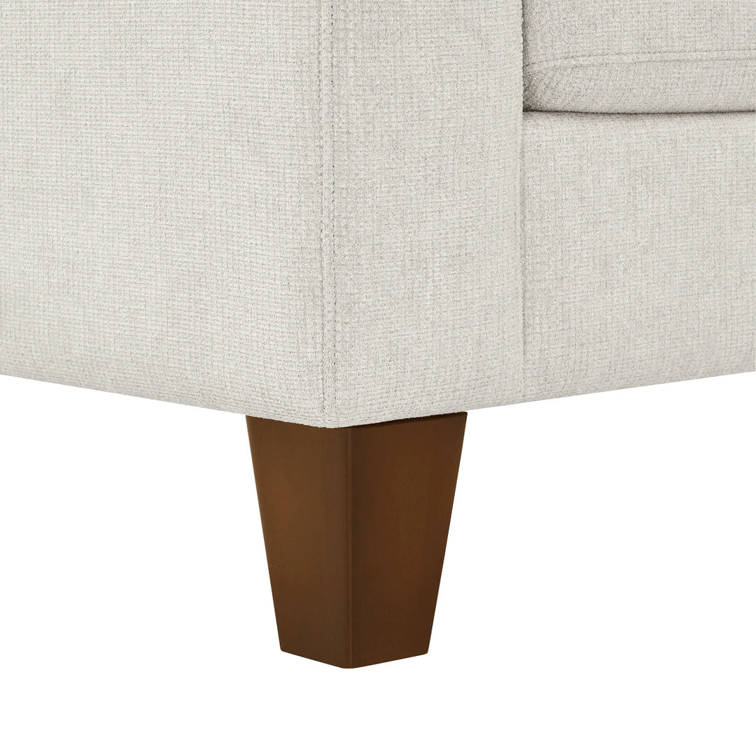 Thomasville - Canapé en tissu avec pouf