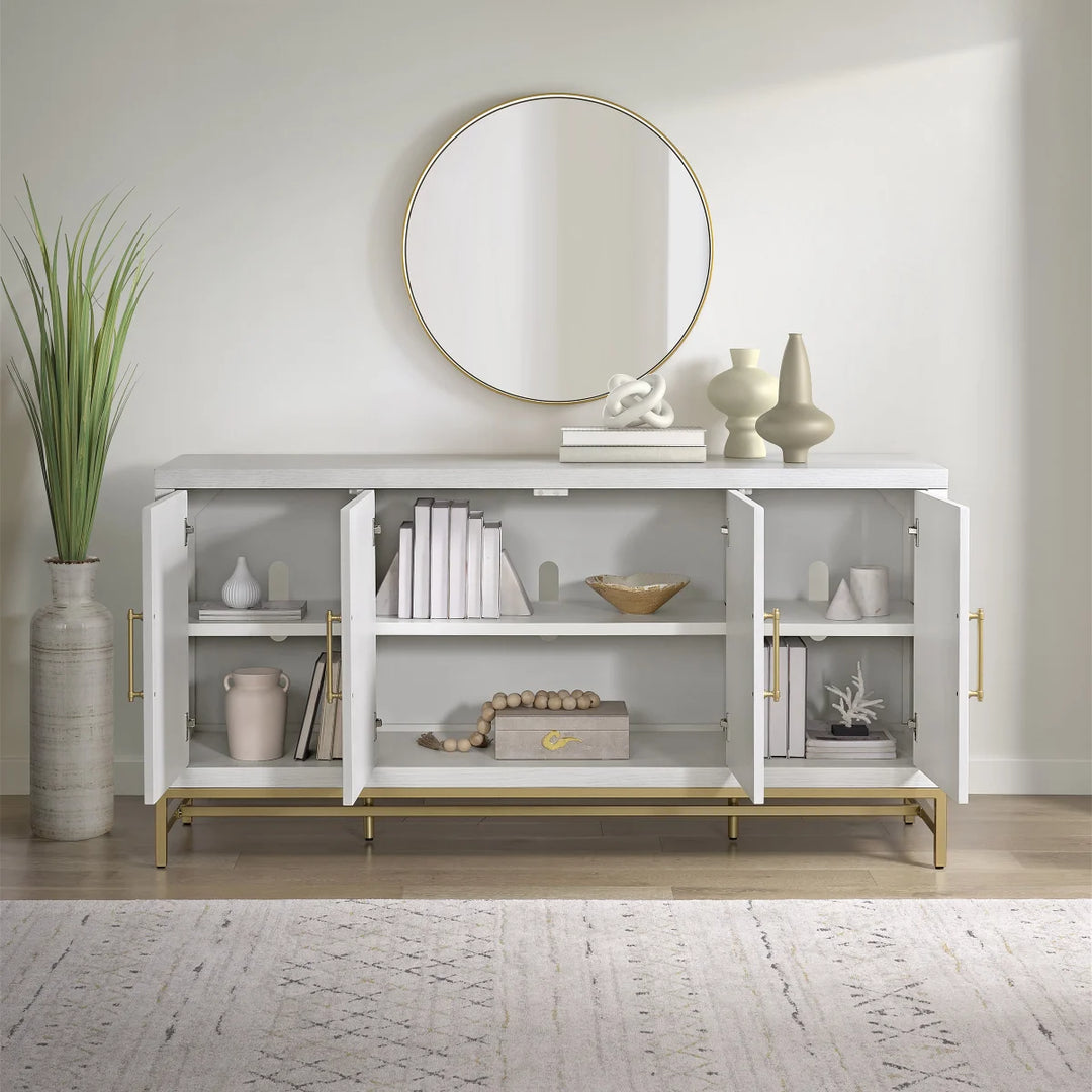 Bayside Furnishings – Meuble d'appoint Sylvie de 182,9 cm (72 po)