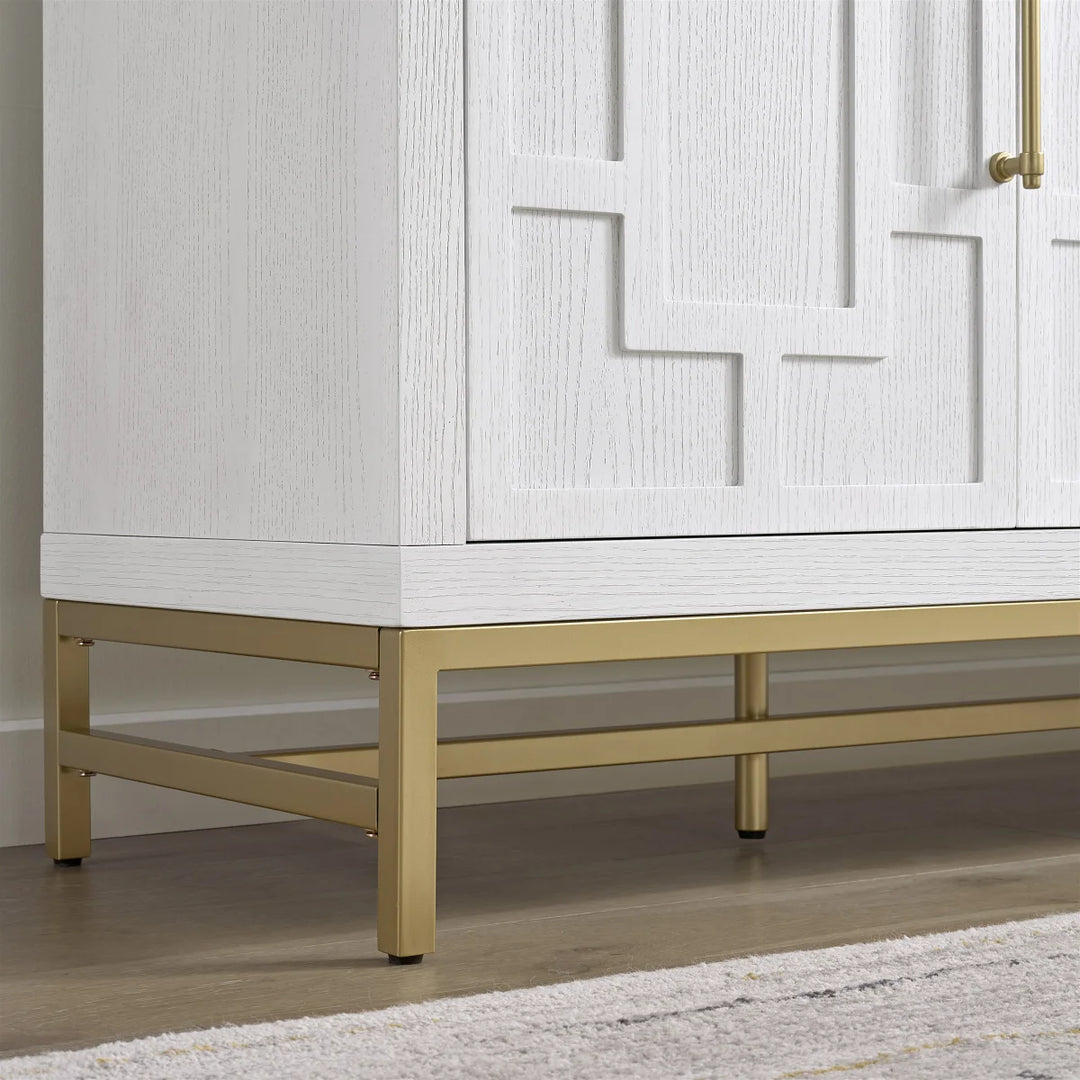 Bayside Furnishings – Meuble d'appoint Sylvie de 182,9 cm (72 po)