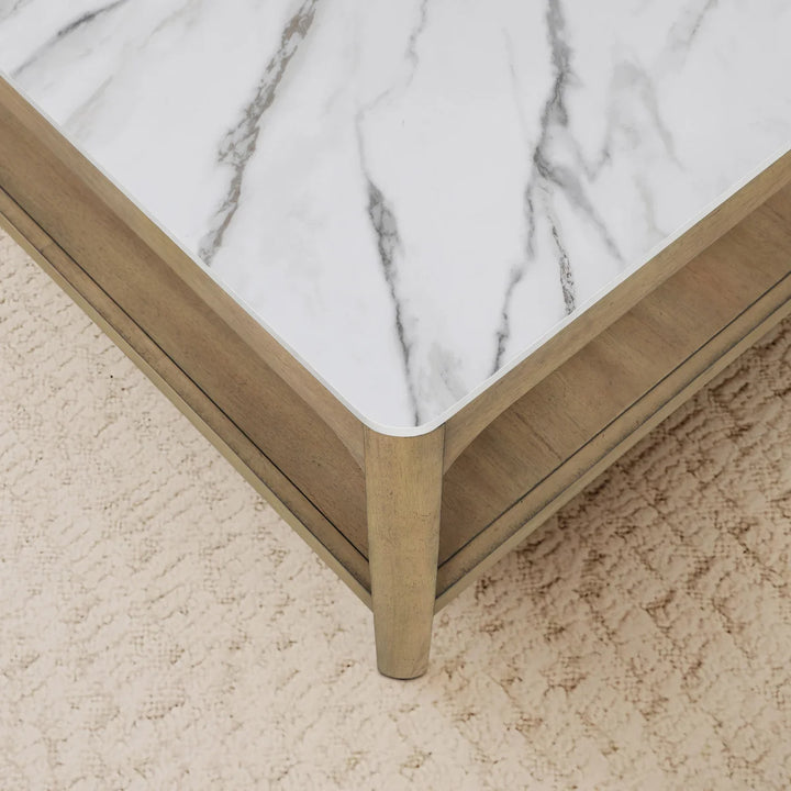 Loxley Rowe - Table basse dessus en pierre Mindi