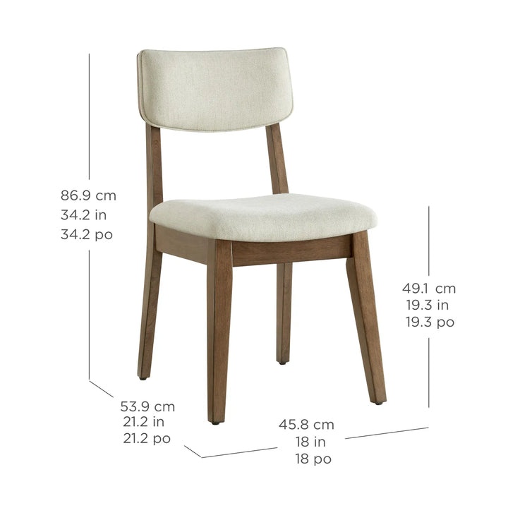 Bayside Furnishings - Ensemble de 2 chaises
