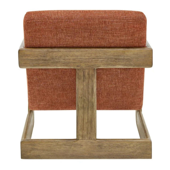 Thomasville – Fauteuil d’appoint en tissu avec base en bois