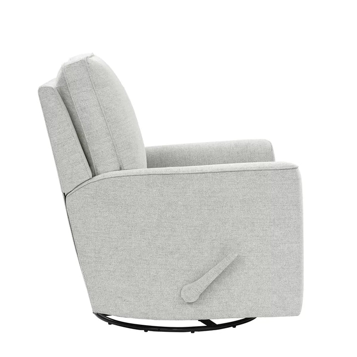 True Unnivations Paxley Fabric Swivel Recliner - Grey