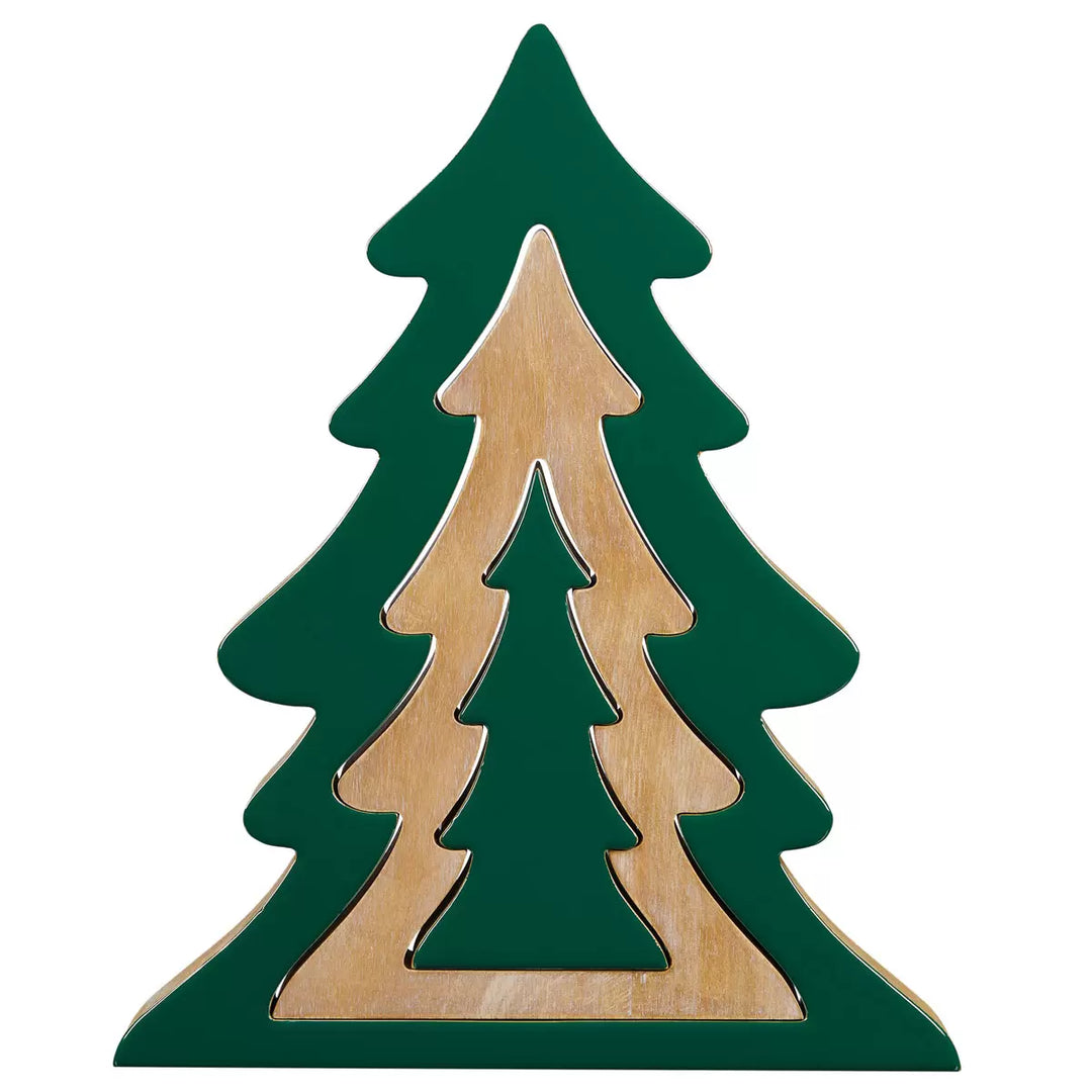 Nesting Wood Christmas Trees