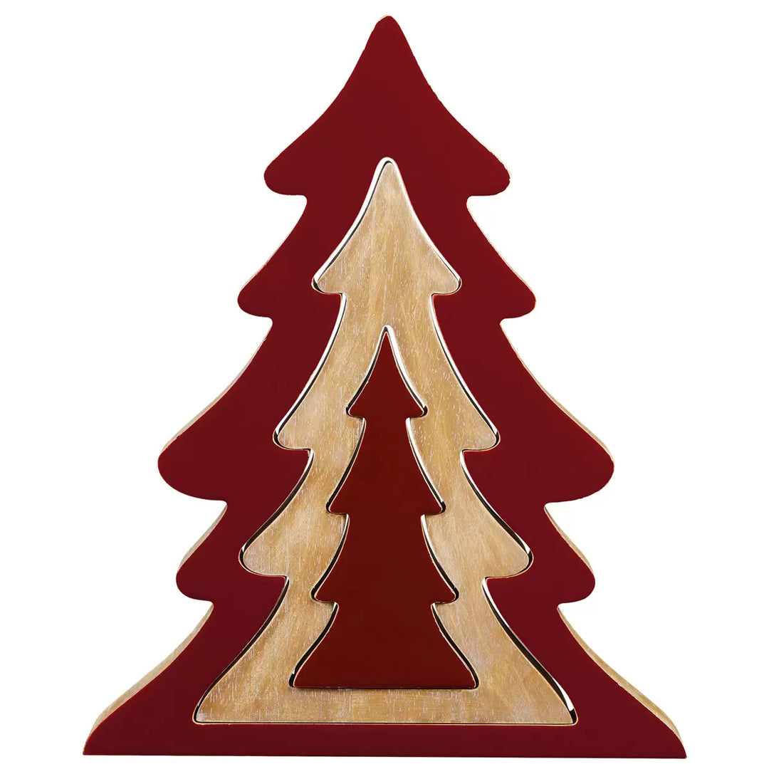 Nesting Wood Christmas Trees