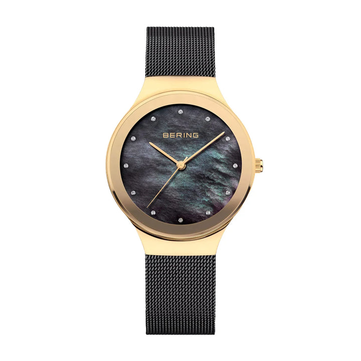 Bering - Montre avec cadran en nacre noire - 12934-132