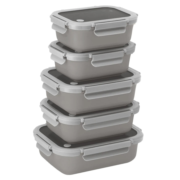 Safdie - Ensemble de rangement pour aliments en céramique, 10 pièces