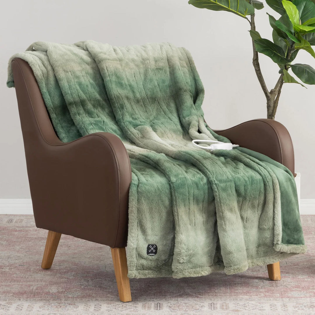 Berkshire - Couverture chauffante en fausse fourrure