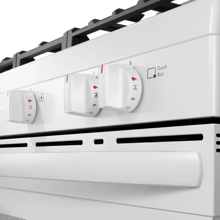 Frigidaire - Cuisinière à gaz à 5 brûleurs de 30 po, 5,1 pi³