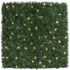 Golden Select - Panneau de haie artificielle avec lumières