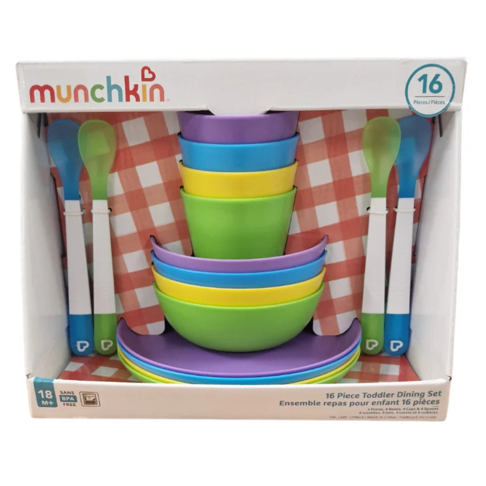 Munchkin - Ensemble repas pour enfant, 16 pièces