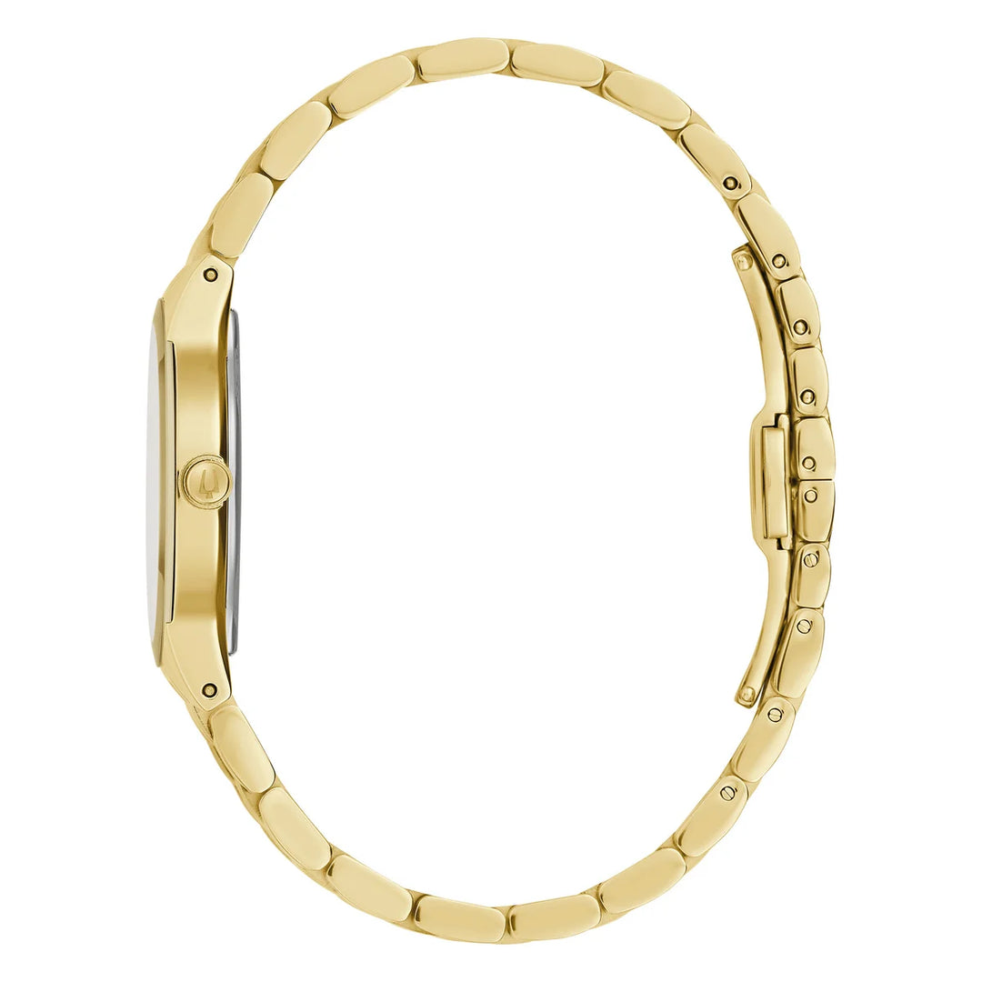 Bulova 97P159 Champagne Dial Watch