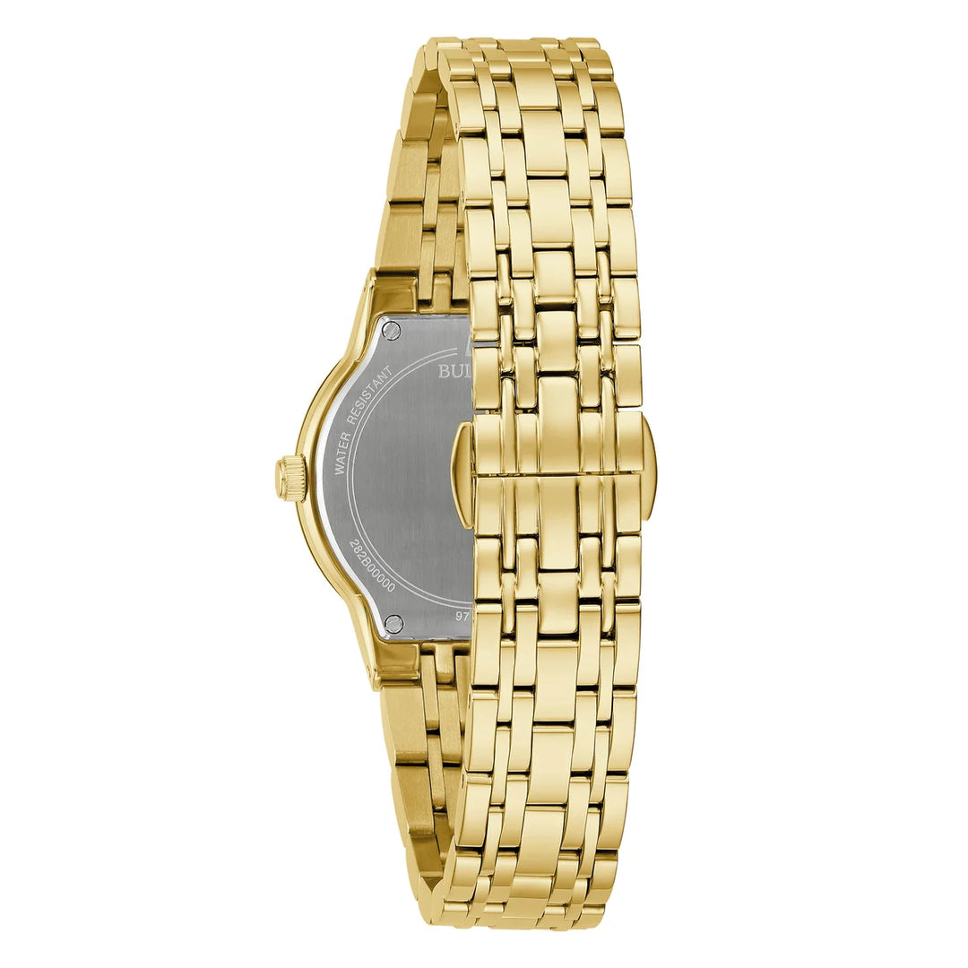 Bulova 97P159 Champagne Dial Watch