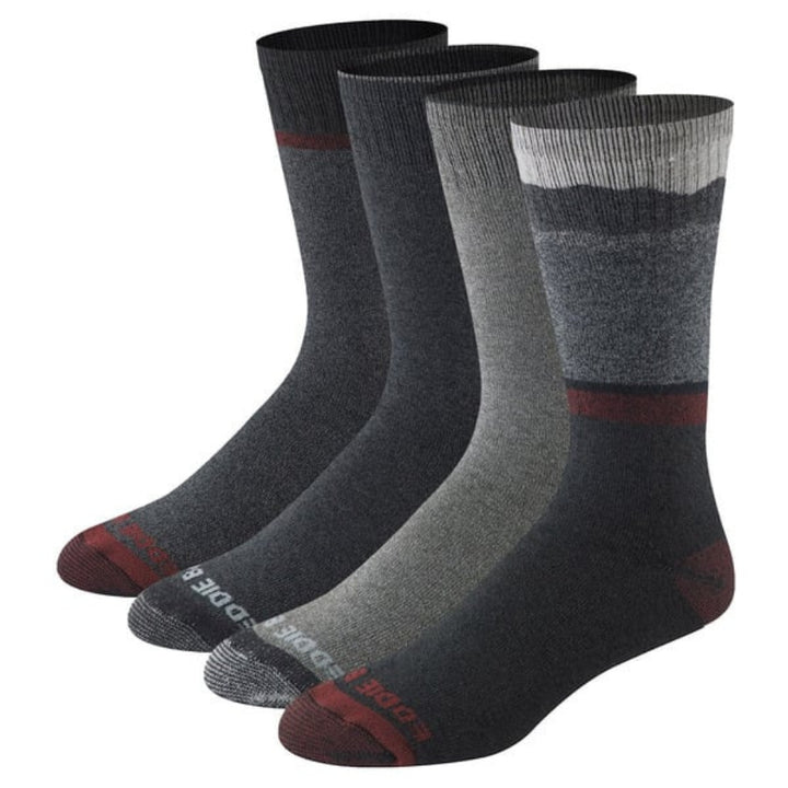 Eddie Bauer - Chaussettes mi-mollets, 4 paires pour hommes