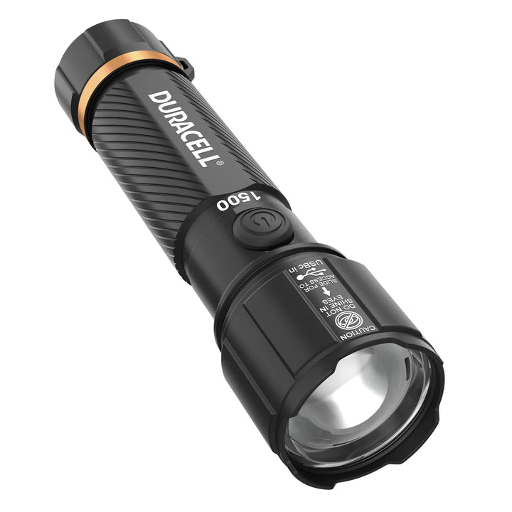 Duracell - 1500 Lumens Flashlights, Pack of 4