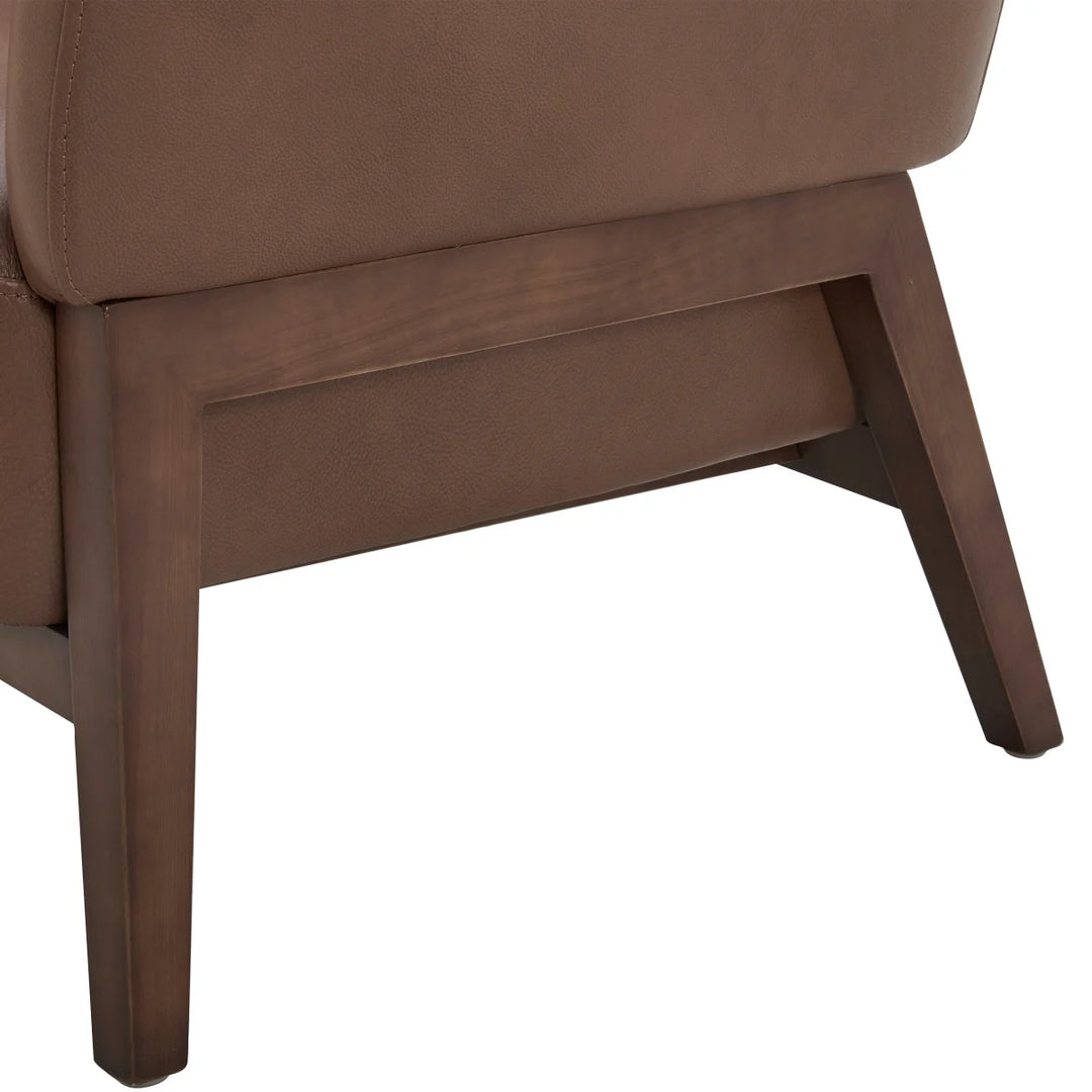 Aiden & Ivy - Fauteuil en cuir pleine fleur