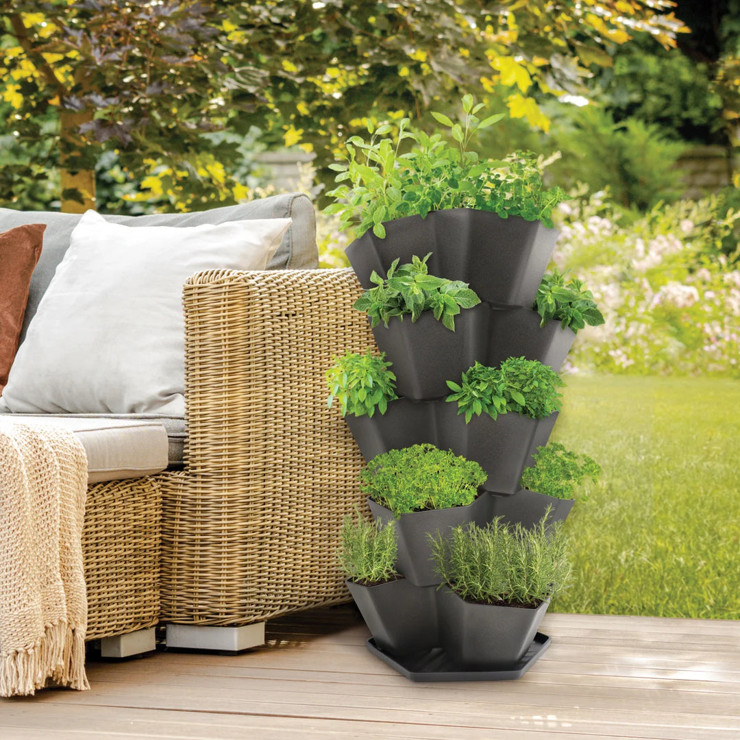 Multy Home - 5-Tier Stackable Planter, Color