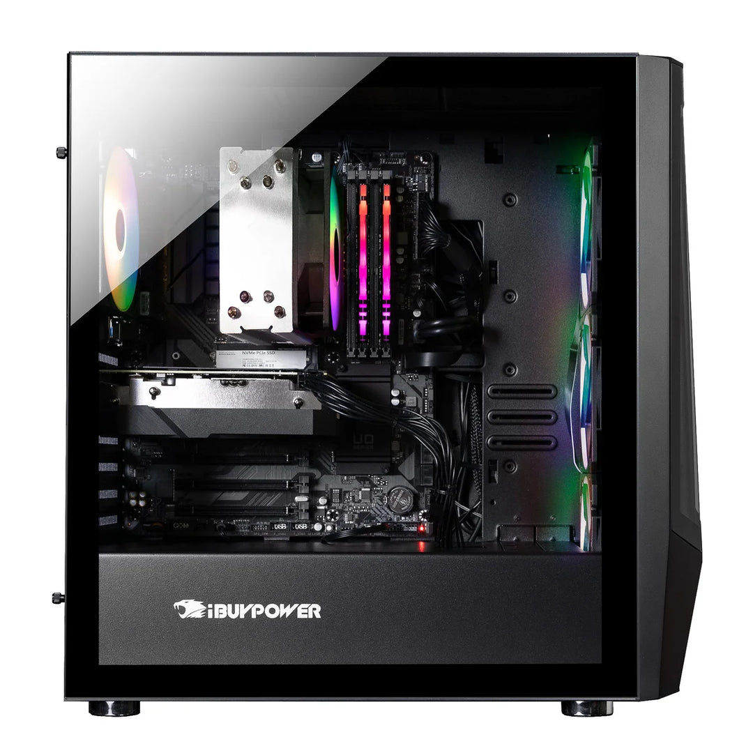 iBUYPOWER – Ordinateur de bureau de jeux Trace Mesh, Intel Core i7-14700F - 32 Go RAM demo