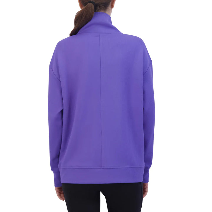 Gaiam - Pull côtelé à fermeture 1/4