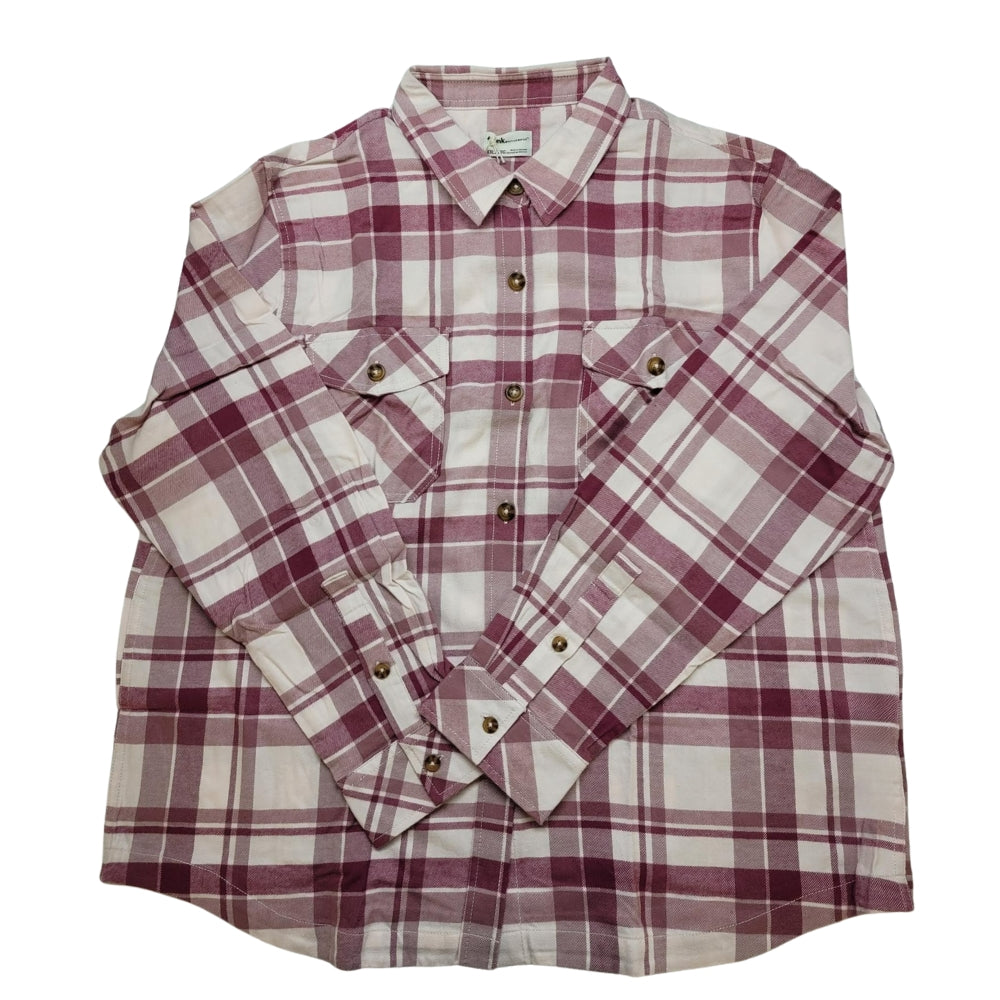 Frank And Oak - Chemisier de flanelle en coton biologique