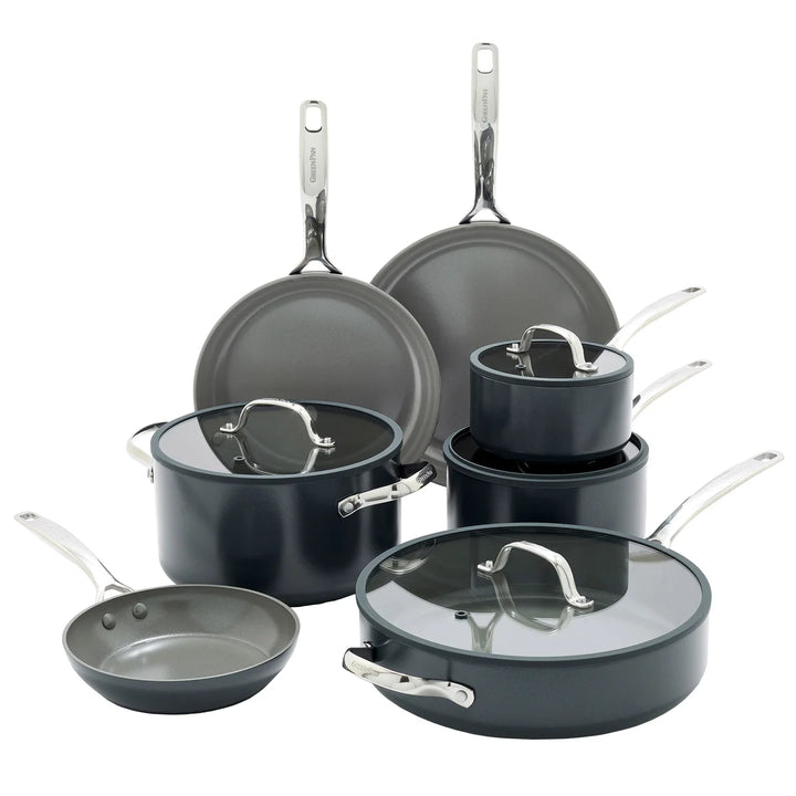 GreenPan Eras Ceramic Nonstick 11-Piece Cookware Set
