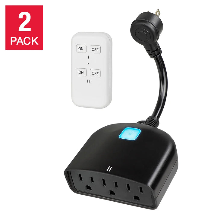 Prime 2-Outlet Outdoor Smart Socket