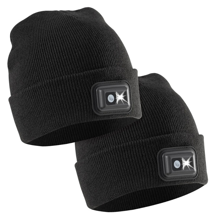Powercap - Rechargeable LED Beanie, Pack of 2