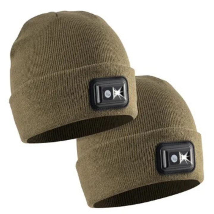 Powercap - Rechargeable LED Beanie, Pack of 2