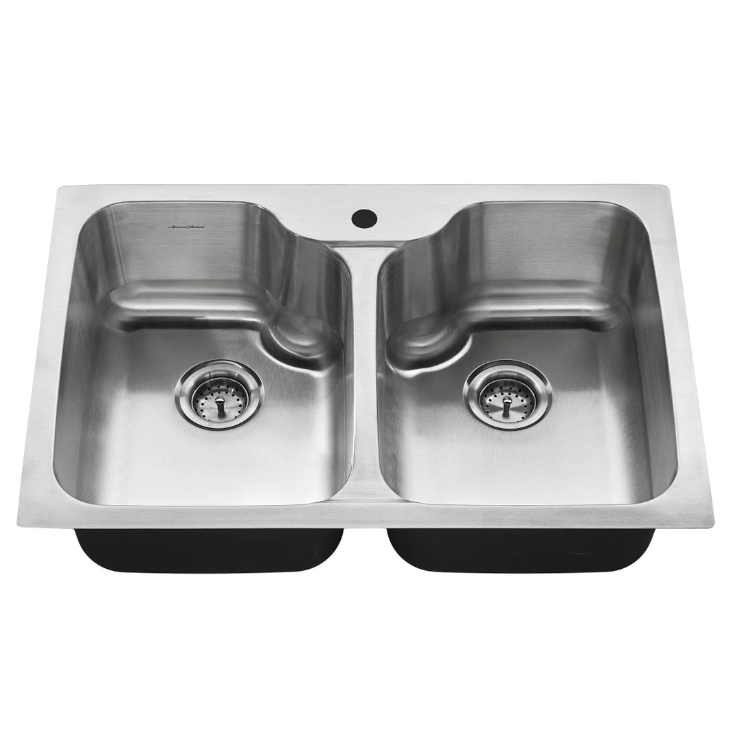 American Standard Kitchen Sink with Pull-Down Faucet - Stainless Steel