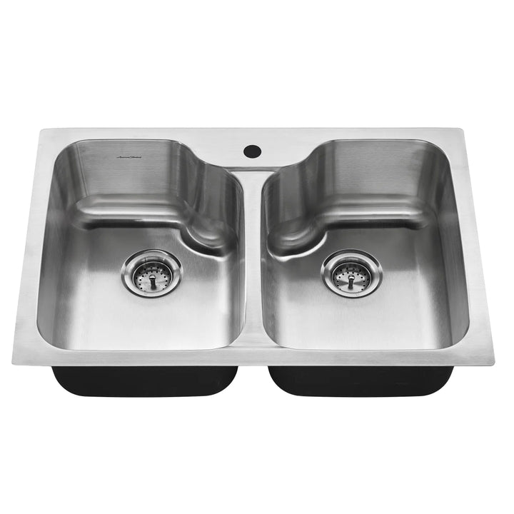 American Standard Kitchen Sink with Pull-Down Faucet - Stainless Steel