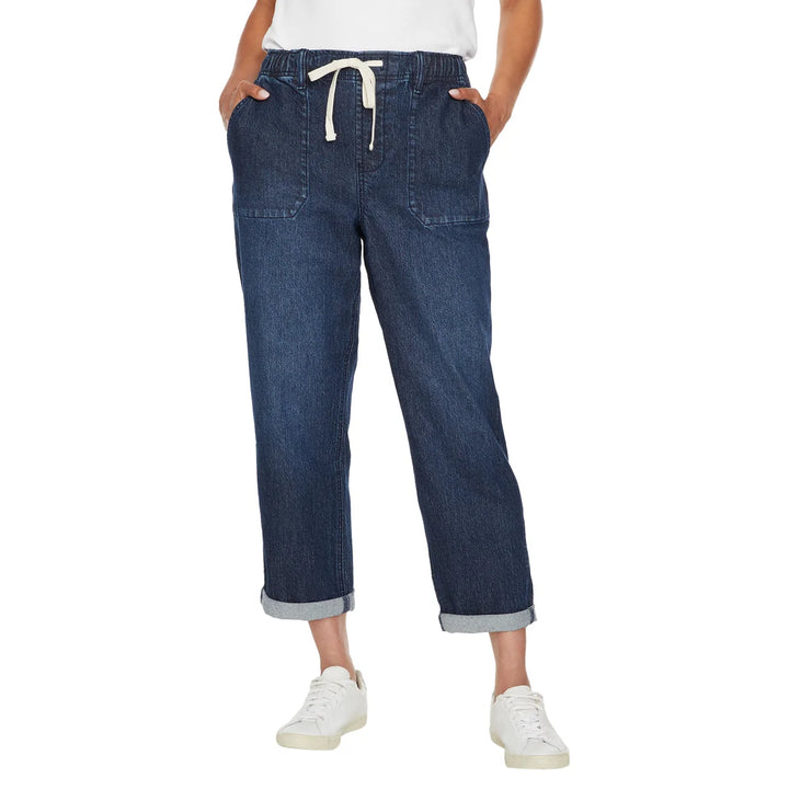 Buffalo - Jeans 3/4 à cordon de serrage