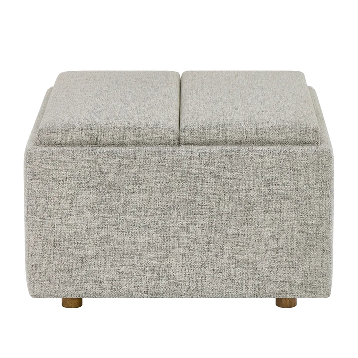Thomasville - Fabric storage ottoman