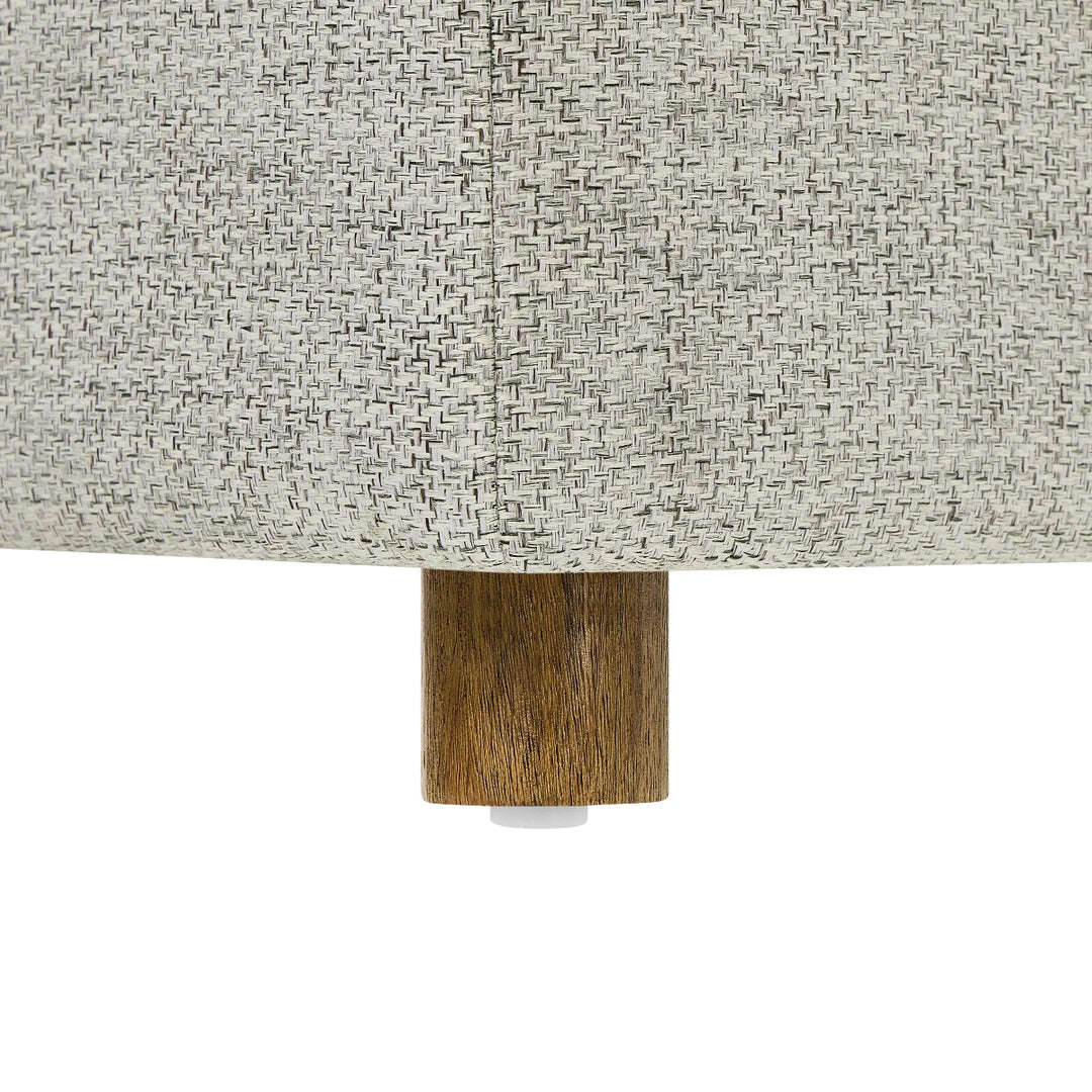 Thomasville - Fabric storage ottoman