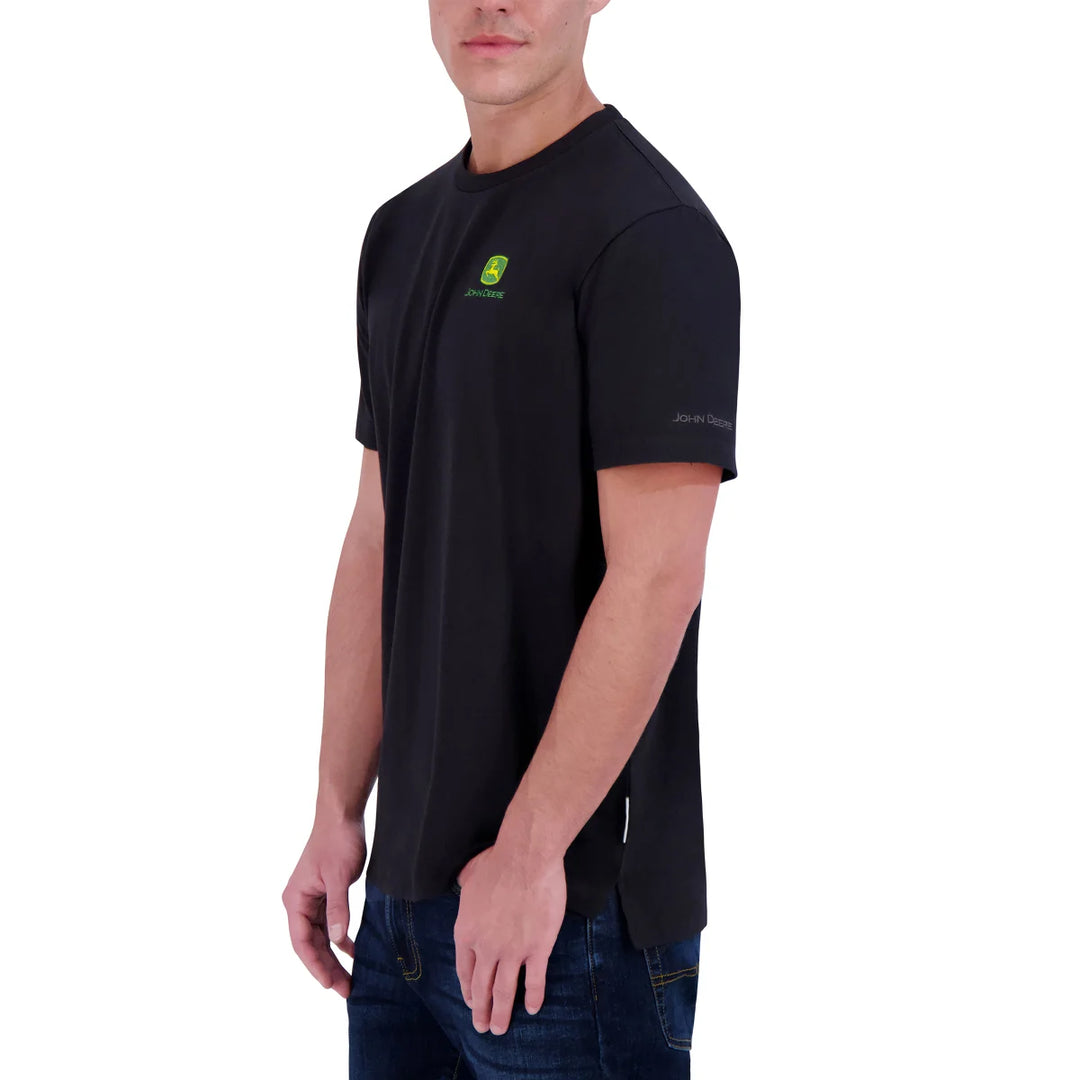 John Deere - T-shirt à logo brodé