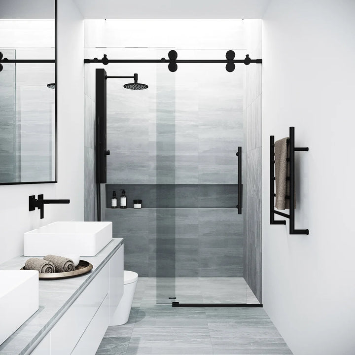 VIGO - Elan Adjustable Frameless Glass Sliding Shower Door
