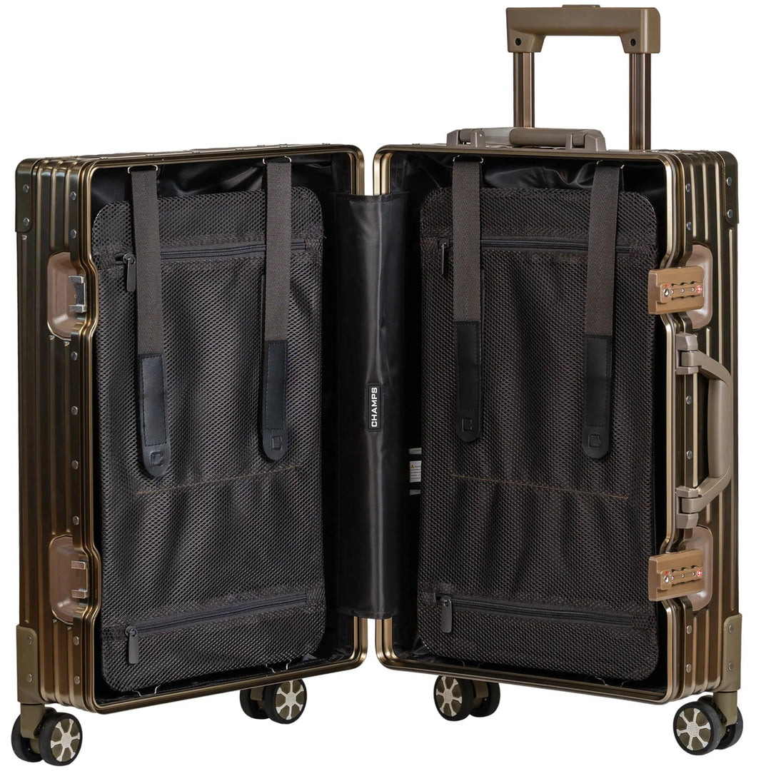 Champs - Elite Aluminum Carry-On Suitcase