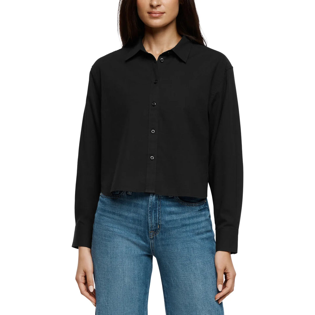 Gap - Chemise courte à manches longues en popeline
