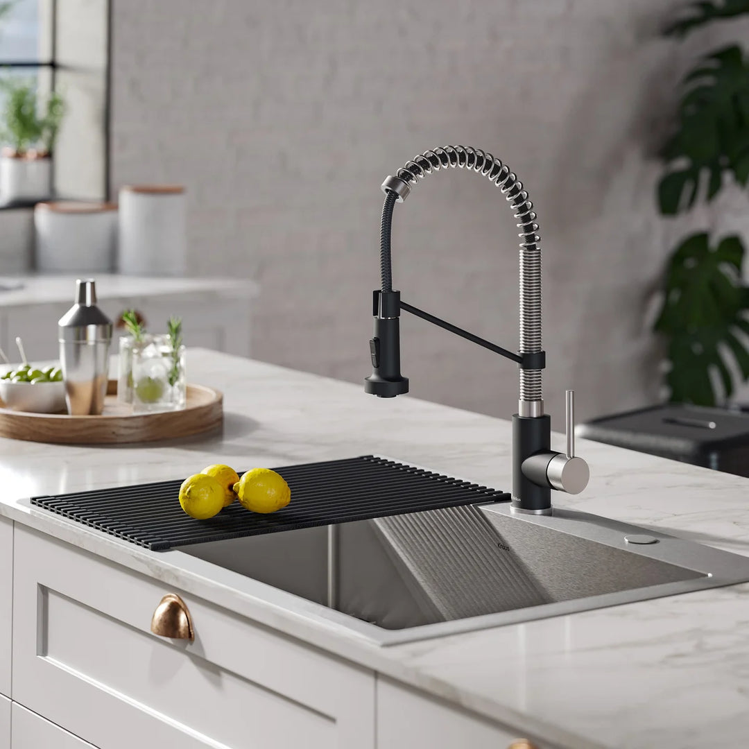 Kraus -  Robinet de cuisine rétractable Bolden