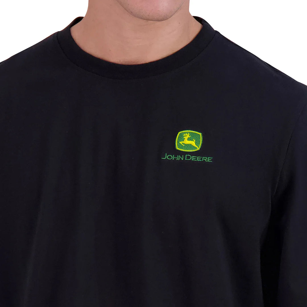 John Deere - Chandail à manches longues en jersey brodé