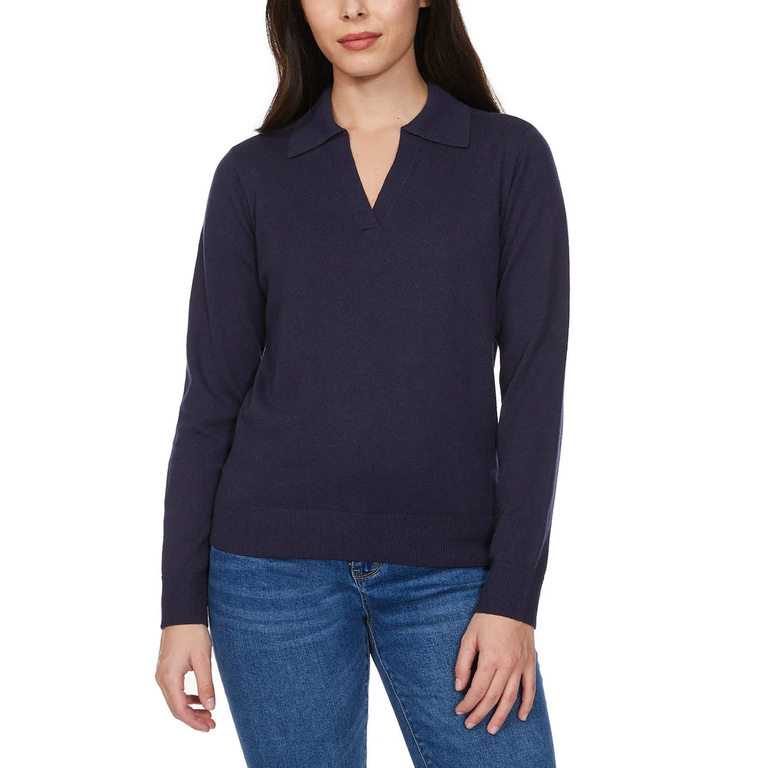 Loft – Chandail en tricot fin à col Johnny